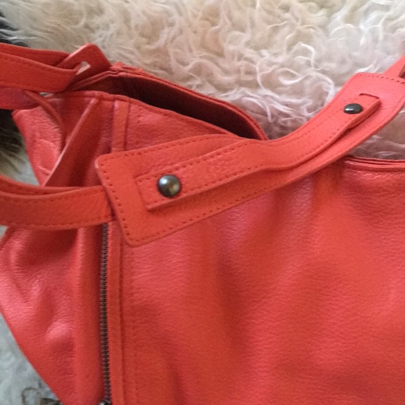 KOOBA Jonnie Coral Leather Hobo Shoulder Bag 🌸💼👜💼🌸 - Picture 3 of 13